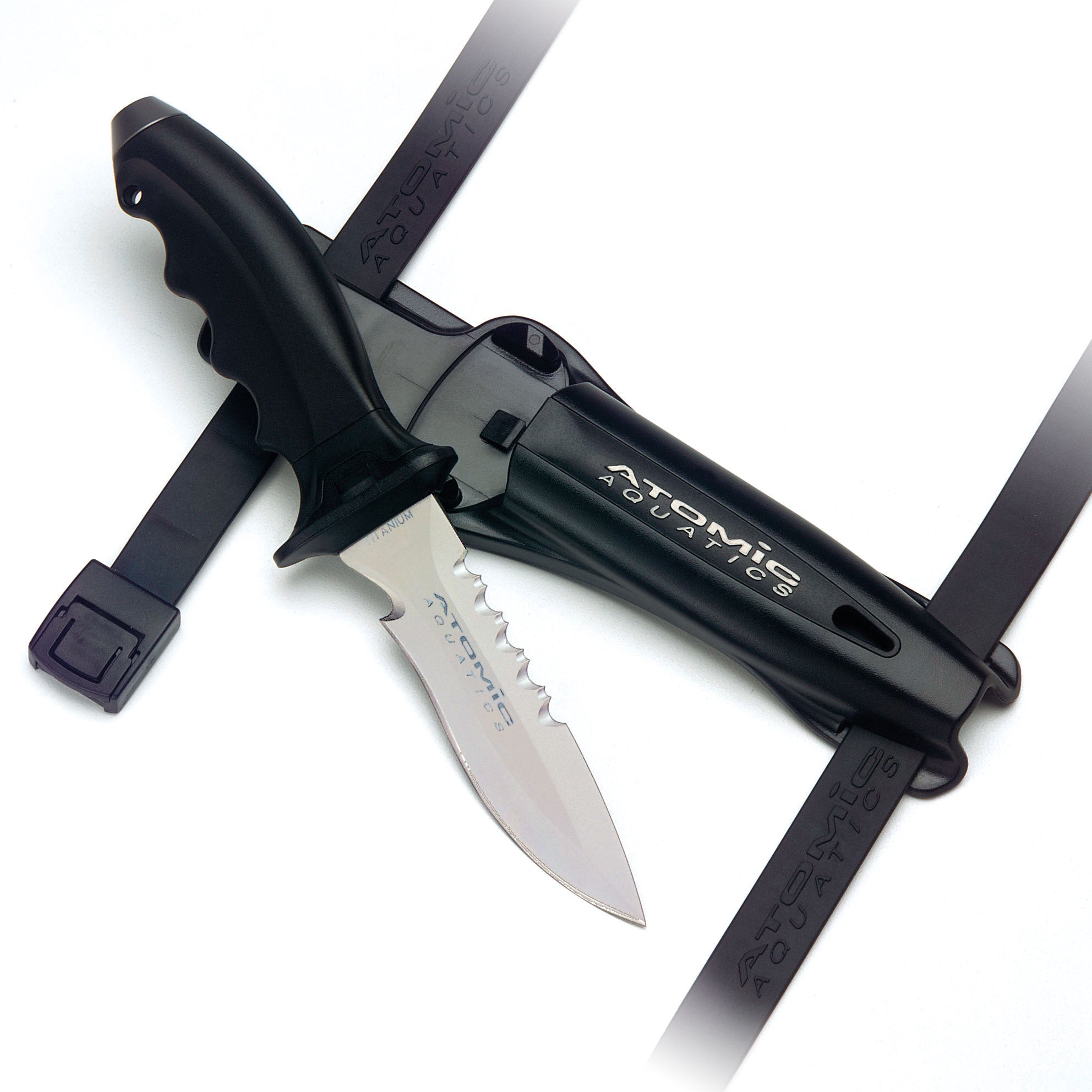 Atomic Aquatics Ti6 Titanium Pointed Tip Knife | Diving Sports Canada Atomic Aquatics Ti6 Titanium Pointed Tip Knife | Diving Sports Canada