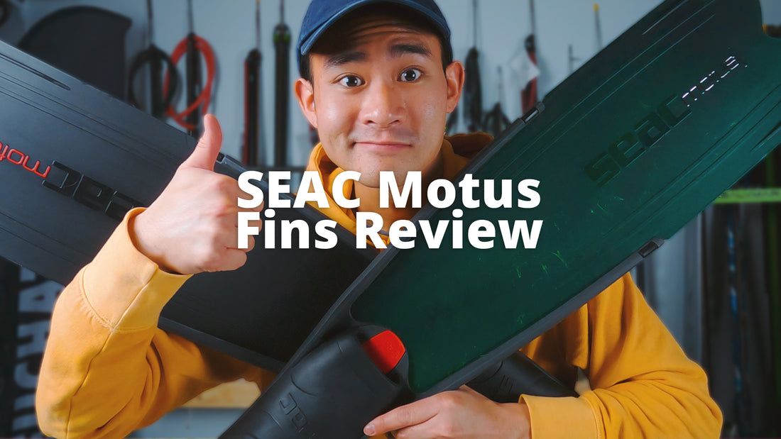 seac motus spearfishing freediving fins