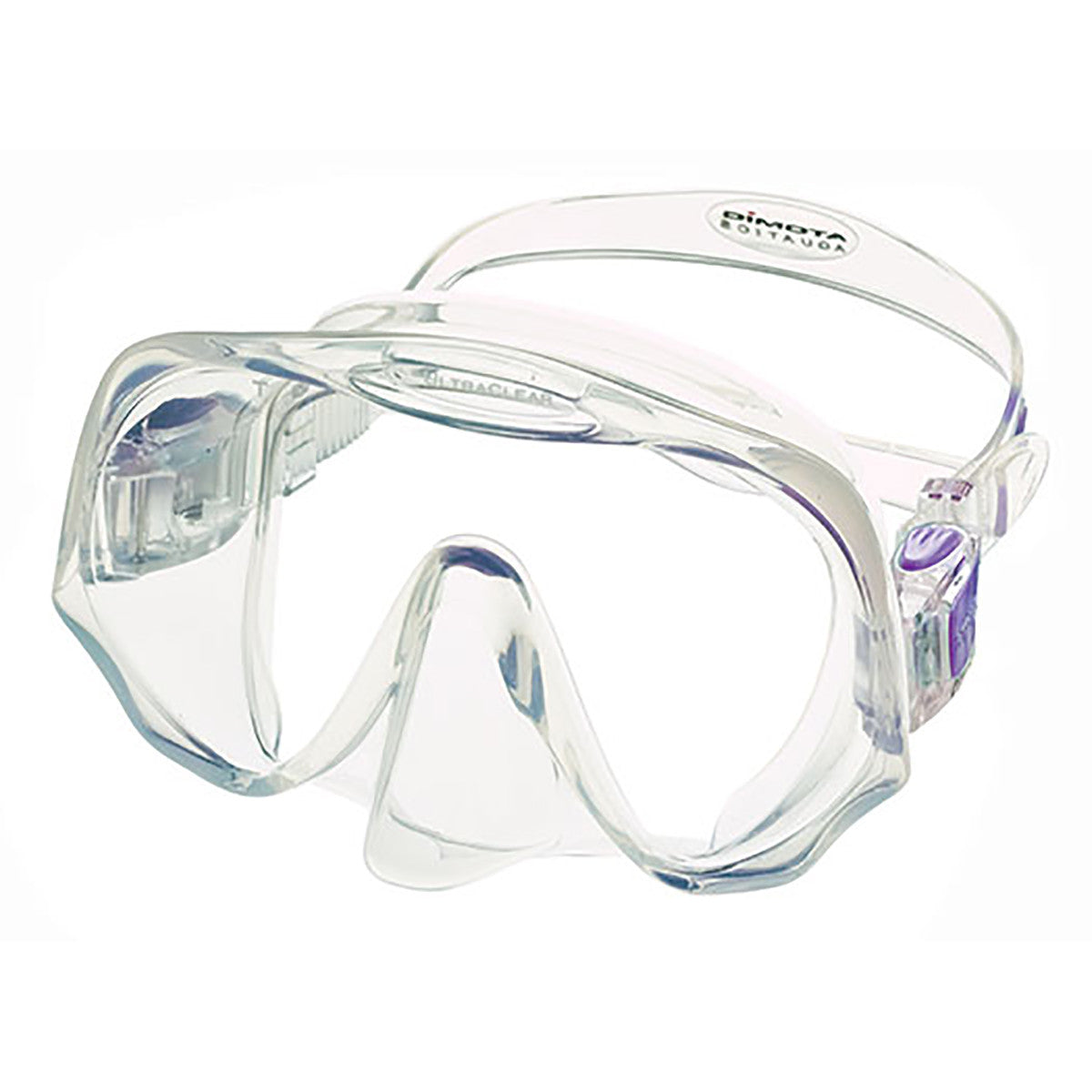 Atomic Aquatics Frameless Medium Fit Clear/Purple