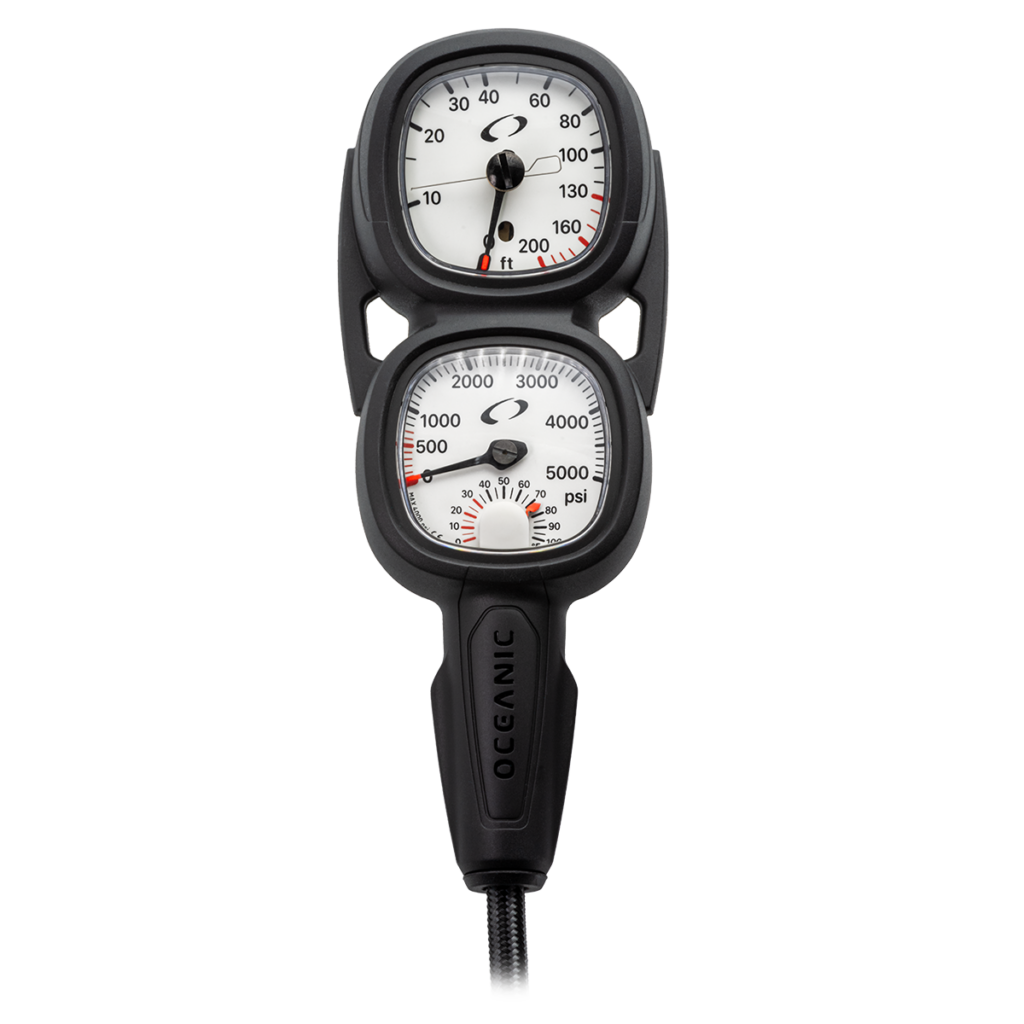 Oceanic MaxView Combo Pressure Gauge/Depth Gauge PSI