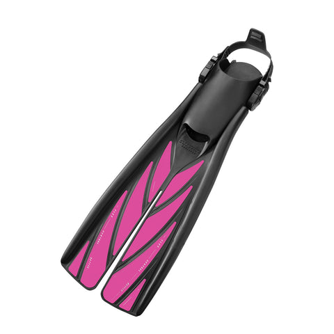 Atomic Aquatics Splitfins Open Heel Pink