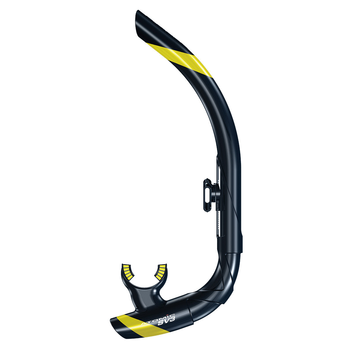 Atomic Aquatics SV1 Contour Snorkel Black/Yellow