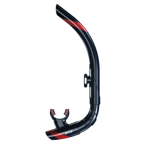 Atomic Aquatics SV1 Contour Snorkel Black/Red