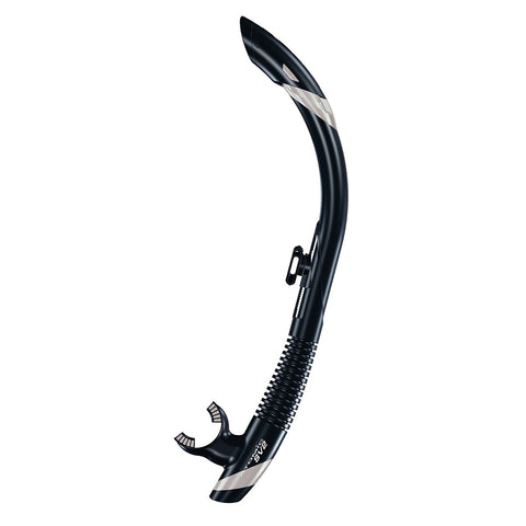 Atomic Aquatics SV2 Flex Snorkel Black/Silver