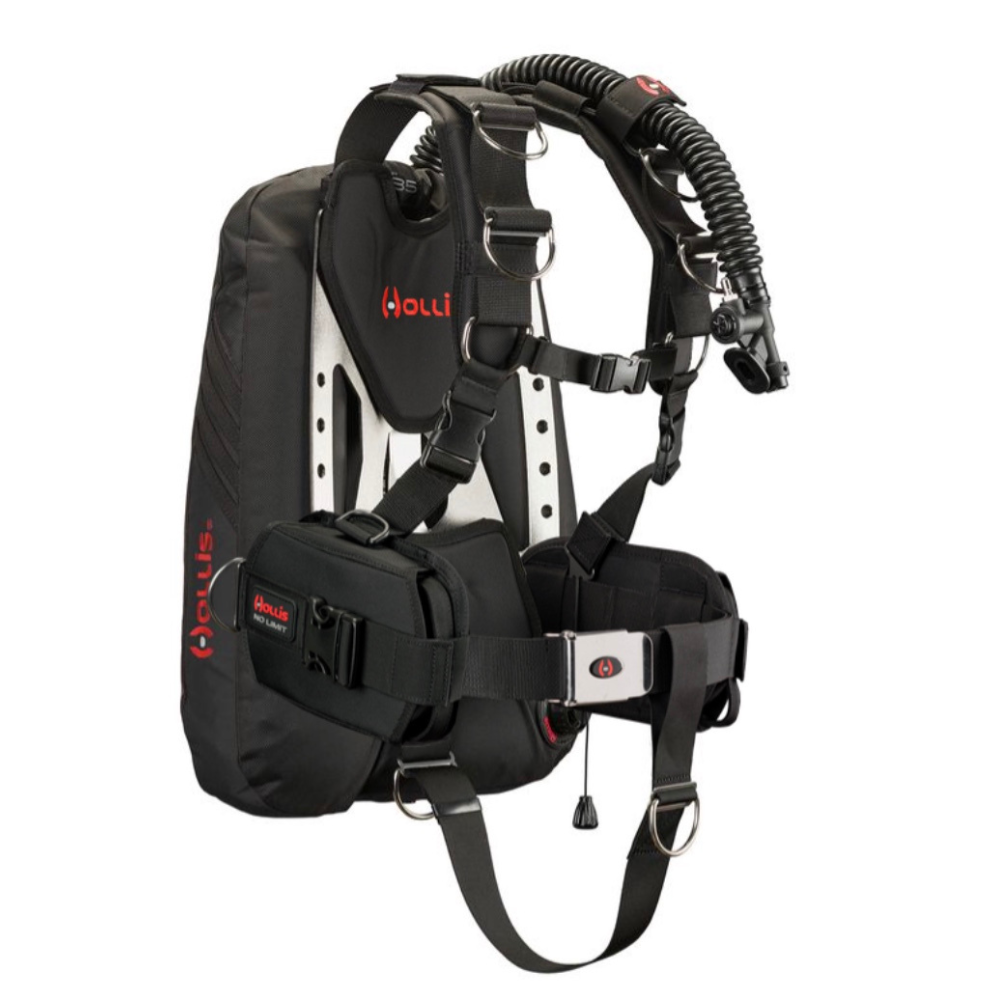 Hollis Crib Custom BCD Single Tank ST 35 Lb With Elite 2 Harness | Diving Sports Canada | Vancouver