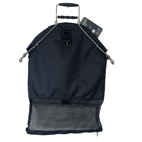 Cressi Heavy Duty One Handed Catch Bag With Zipper 30L Black | Diving Sports Canada | Vancouver