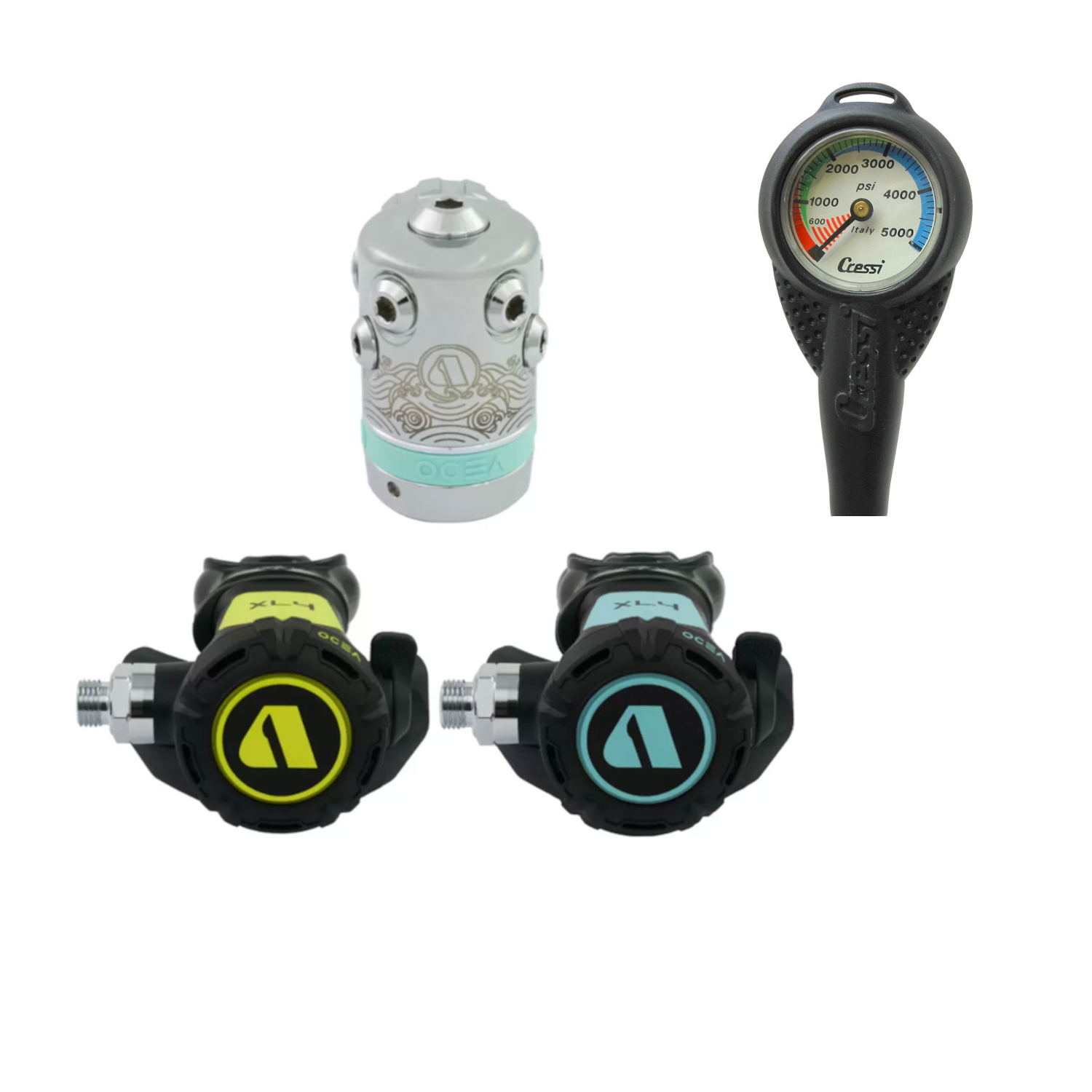 Apeks Ocea Stage 3 Full Regulator Set Mint | Diving Sports Canada | Vancouver