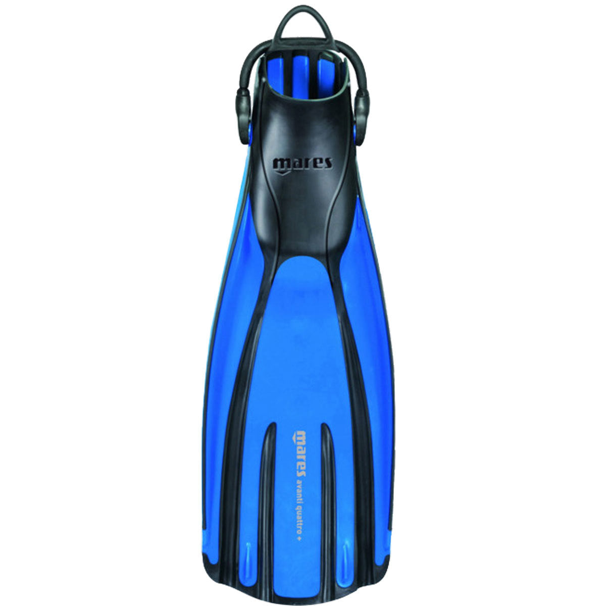 Mares Avanti Quattro + Open Heel Fins Reflex Blue | Diving Sports Canada | Vancouver