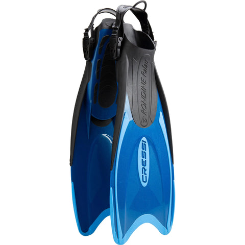 Cressi Palau LAF Open Heel Fins Blue | Diving Sports Canada | Vancouver
