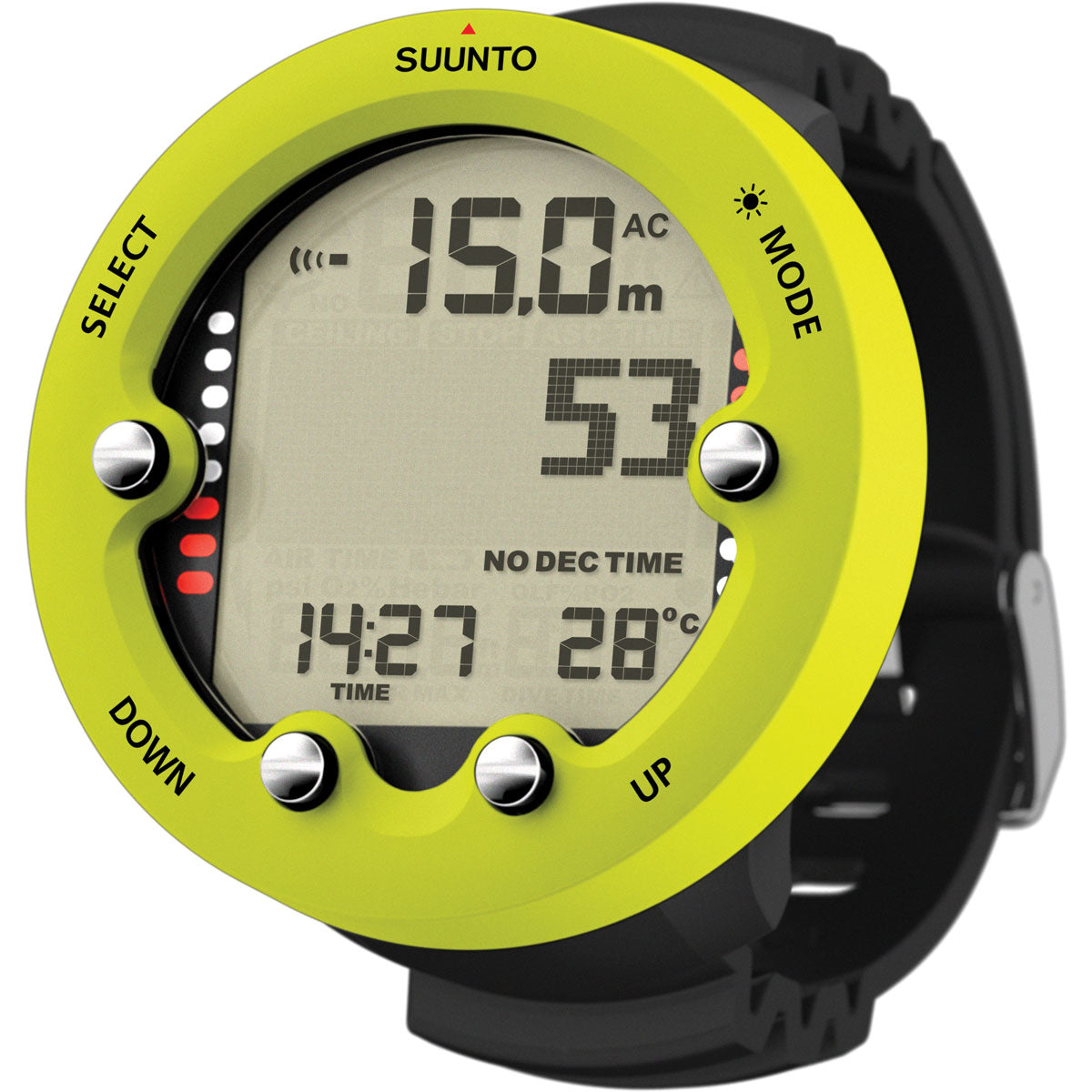 Suunto Zoop Novo Wrist Computer Lime | Diving Sports Canada | Vancouver