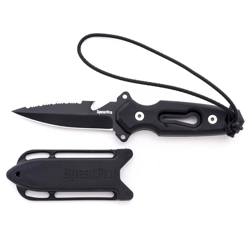 Spear Pro Ranger Dagger 4.5" Teflon Black