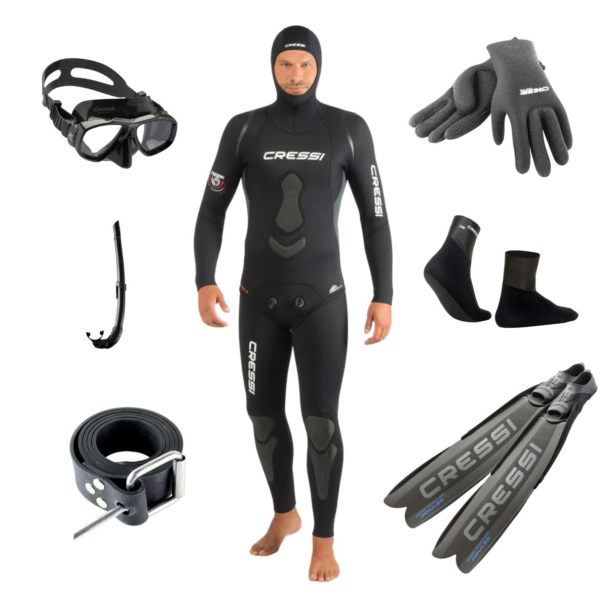 Cressi 7mm Start Up Freediving Unisex Package | Diving Sports Canada | Vancouver
