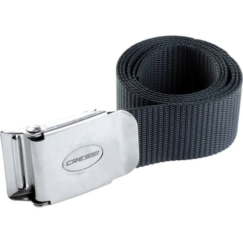 Cressi Nylon Belt with Metal Buckle Black