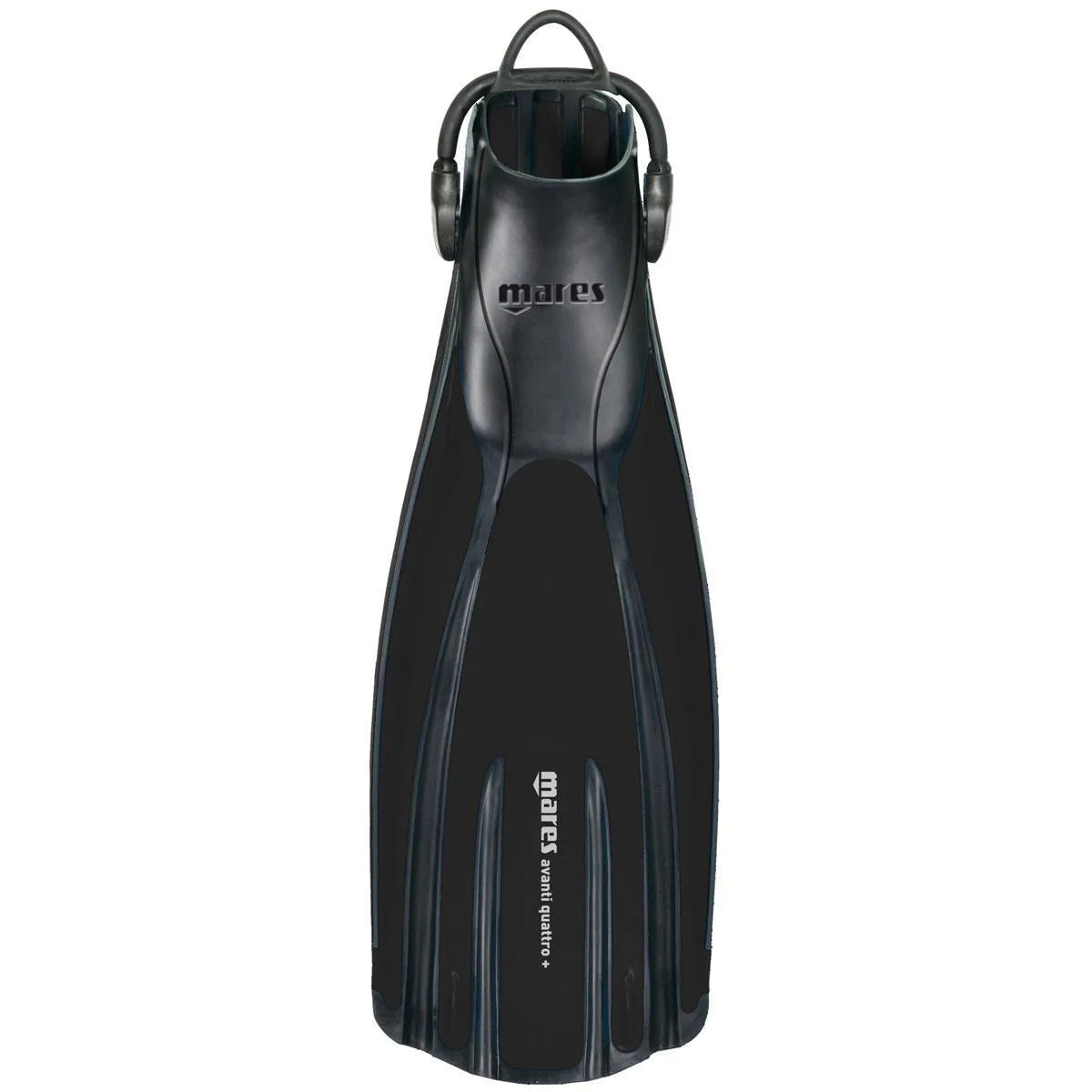 Mares Avanti Quattro + Open Heel Fins Black | Diving Sports Canada | Vancouver