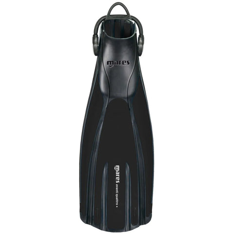 Mares Avanti Quattro + Open Heel Fins Black | Diving Sports Canada | Vancouver