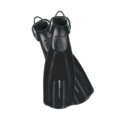 Mares Avanti Quattro + Open Heel Fins Black | Diving Sports Canada | Vancouver