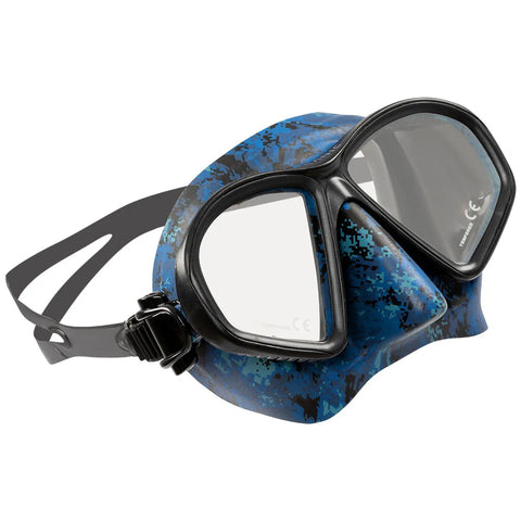 Oceanic Predator Dive Mask Blue Camo
