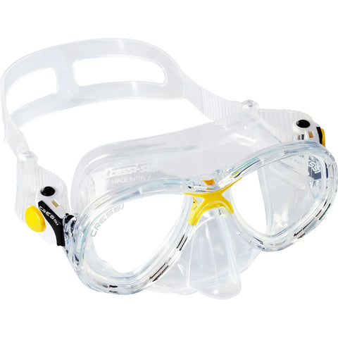 Cressi Marea Junior Clear/Yellow | Diving Sports Canada | Vancouver