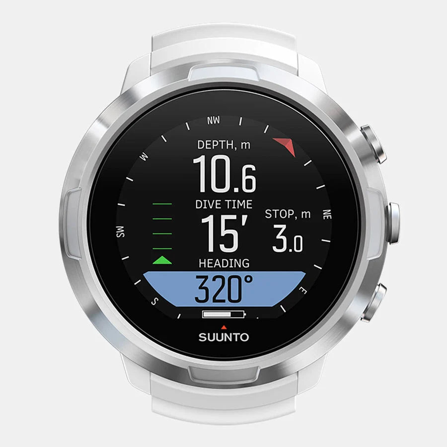 Suunto D5 Wrist Computer with USB Cable White | Diving Sports Canada | Vancouver
