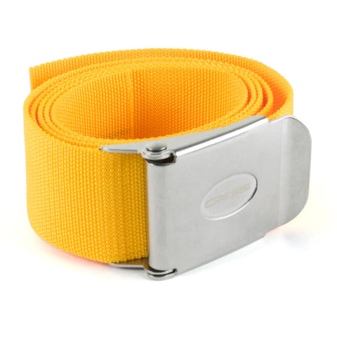 Cressi Nylon Belt with Metal Buckle Yellow