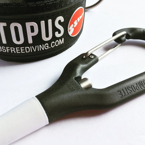 Octopus Freedivig lanyard 100cm White | Diving Sports Canada