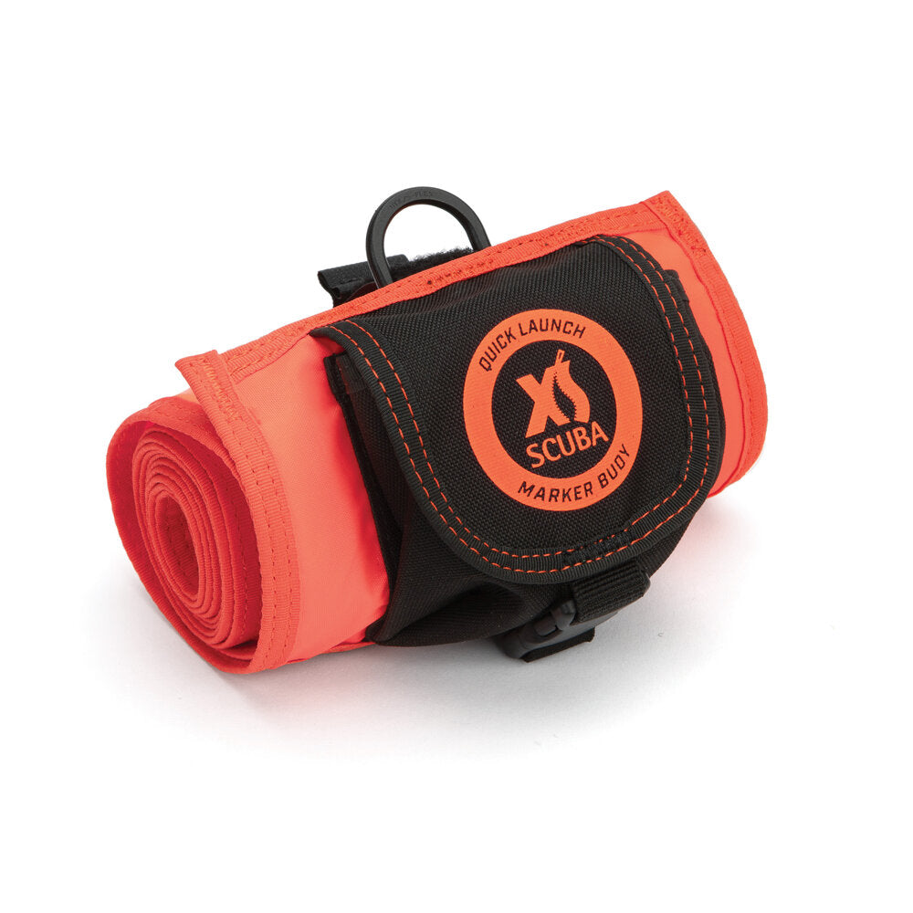 XS Scuba “Quick Launch” Marker Buoy Orange | Diving Sports Canada