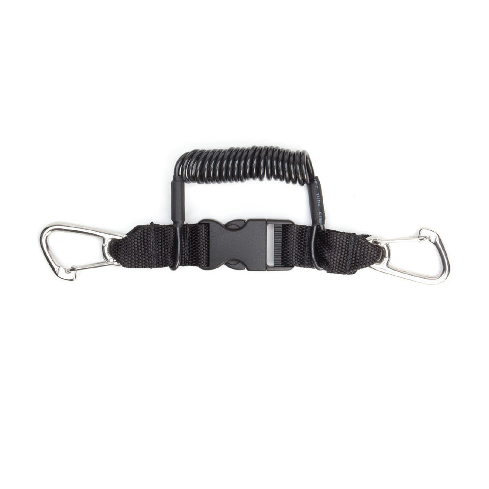 XS Scuba Coil Lanyard - Stainless Steel Clip Both Ends | Diving Sports Canada