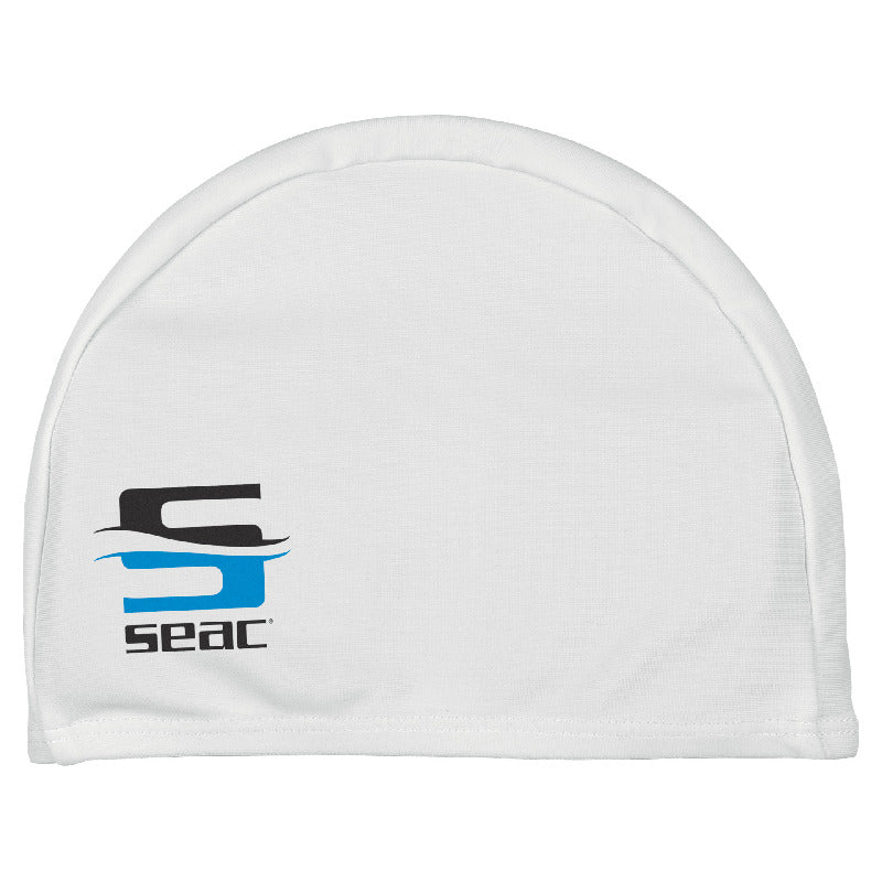 Seac Lycra Swim Cap Adult White | Diving Sports Canada