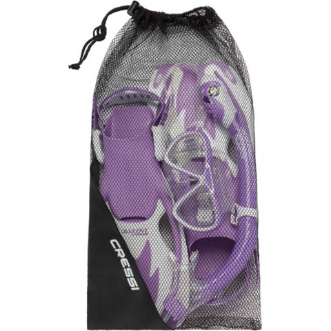 Cressi Rocks Pro Dry Set Kids lilac/white | Diving Sports Canada