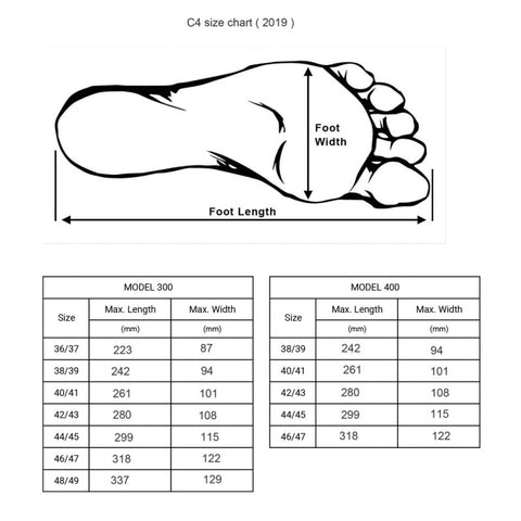 C4 300 FOOTPOCKETS | Diving Sports Canada