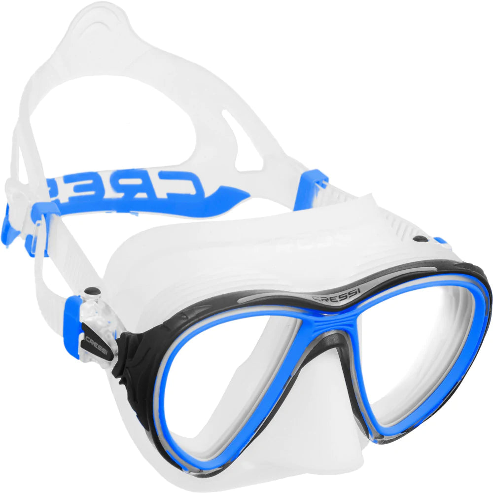 Cressi Quantum Clear/Blue | Diving Sports Canada