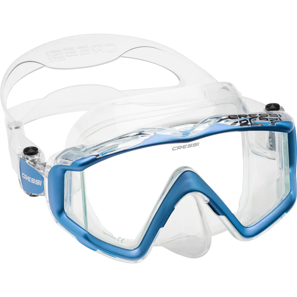 Cressi Liberty Triside SPE Clear / Sapphire | Diving Sports Canada